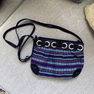 American Eagle Purse. Multi-Color Boho with strap